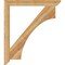 Ekena Millwork Westlake Slat Rough Sawn Bracket, Western Red Cedar, 4"W x 42"D x 48"H BKT04X42X48WTL06RWR - alternate 2